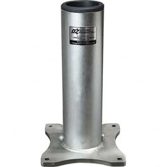 OZ Lifting Products - Davit Crane Bases Base Type: Pedestal Base Finish/Coating: Zinc Plated - Eagle Tool & Supply