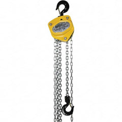 OZ Lifting Products - 2,000 Lb Capacity, 30' Lift Height, Manual Chain Hoist with Overload Protection - Eagle Tool & Supply