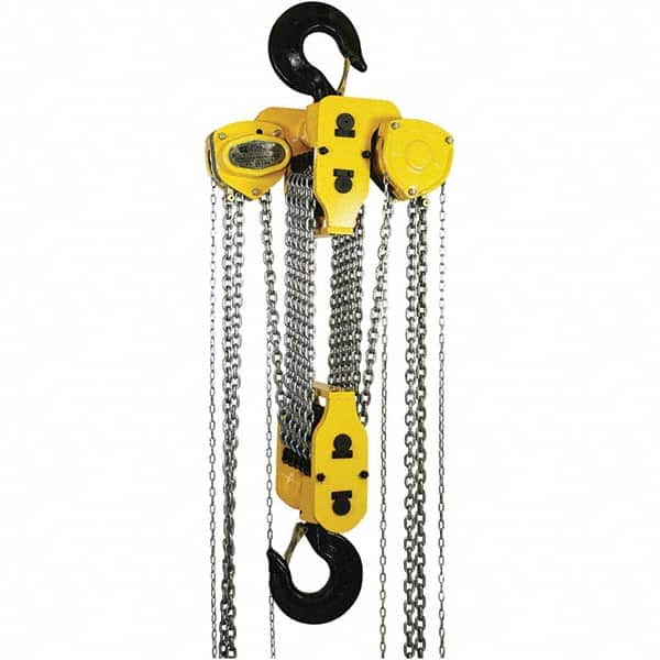 OZ Lifting Products - 6,000 Lb Capacity, 10' Lift Height, Chain Lever Hoist with Overload Protection - Eagle Tool & Supply