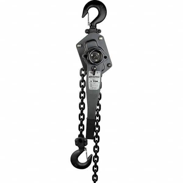 OZ Lifting Products - 6,000 Lb Capacity, 5' Lift Height, Chain Manual Lever Hoist - Eagle Tool & Supply
