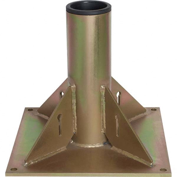 OZ Lifting Products - Davit Crane Bases Base Type: Pedestal Base Finish/Coating: Zinc Plated - Eagle Tool & Supply