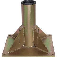 OZ Lifting Products - Davit Crane Bases Base Type: Pedestal Base Finish/Coating: Zinc Plated - Eagle Tool & Supply