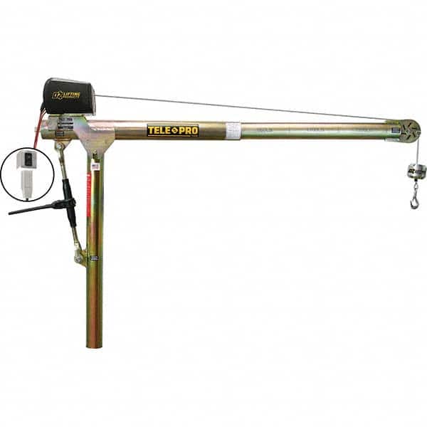 OZ Lifting Products - Davit Cranes Davit Crane Type: Spur Gear Capacity (Lb.): 1,200 - Eagle Tool & Supply
