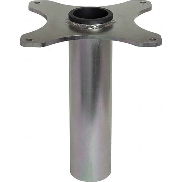 OZ Lifting Products - Davit Crane Bases Base Type: Socket Base Finish/Coating: Zinc Plated - Eagle Tool & Supply
