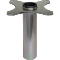 OZ Lifting Products - Davit Crane Bases Base Type: Socket Base Finish/Coating: Zinc Plated - Eagle Tool & Supply