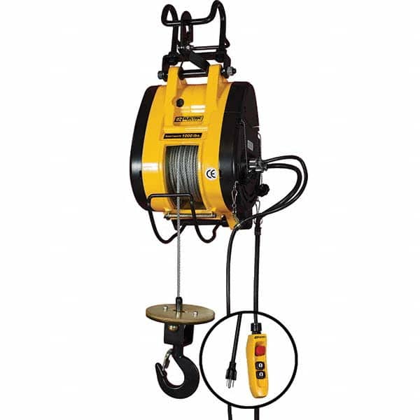 OZ Lifting Products - Electric Hoists Type: Wire Rope Hoist Load Capacity (Ton): 0.5 - Eagle Tool & Supply