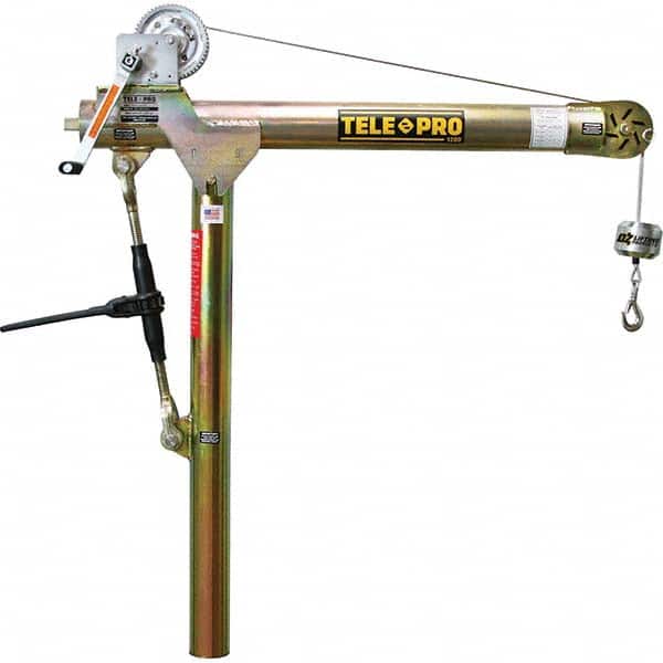 OZ Lifting Products - Davit Cranes Davit Crane Type: Spur Gear Capacity (Lb.): 1,200 - Eagle Tool & Supply