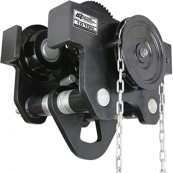 OZ Lifting Products - Trolleys Type: Geared Beam Trolley Load Capacity (Lb.): 20,000.000 - Eagle Tool & Supply