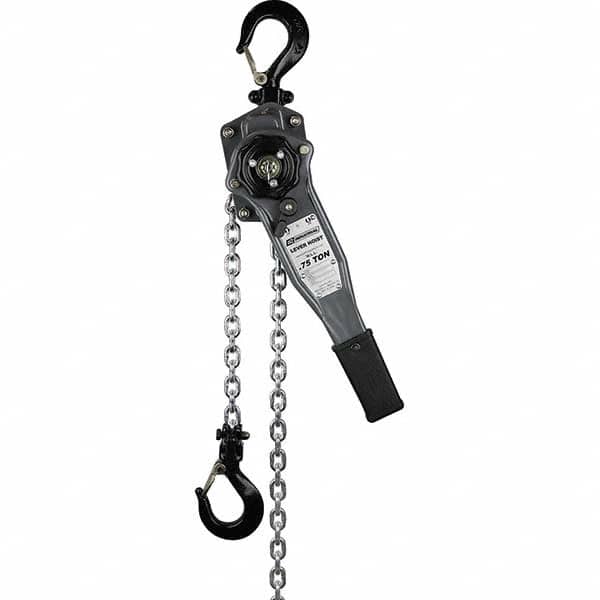 OZ Lifting Products - 1,500 Lb Capacity, 5' Lift Height, Chain Manual Lever Hoist - Eagle Tool & Supply