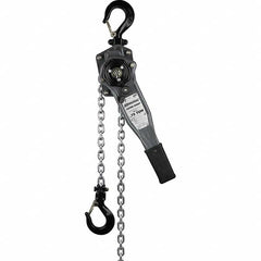 OZ Lifting Products - 1,500 Lb Capacity, 20' Lift Height, Chain Manual Lever Hoist - Eagle Tool & Supply