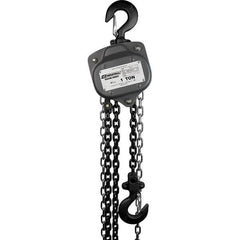 OZ Lifting Products - 2,000 Lb Capacity, 30' Lift Height, Chain Manual Hoist - Eagle Tool & Supply