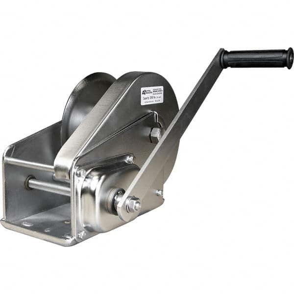 OZ Lifting Products - Winches Type: Brake Winch Line Pull Capacity (Lb.): 2,000 - Eagle Tool & Supply