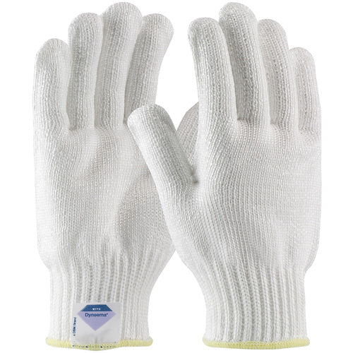 ‎17-D350/M Gloves Made w/Dyneema - Filament Yarns with Dyneema - 7 Gg - Heavy Weight - White - ANSI3 - Exact Industrial Supply
