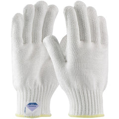 ‎17-D350/S Gloves Made w/Dyneema - Filament Yarns with Dyneema - 7 Gg - Heavy Weight - White - ANSI3 - Exact Industrial Supply
