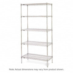 Metro - 2,000 Lb Capacity 5 Shelf Wire Shelving - Starter Unit - Eagle Tool & Supply