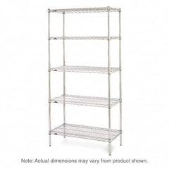 Metro - 2,000 Lb Capacity 5 Shelf Wire Shelving - Starter Unit - Eagle Tool & Supply