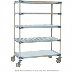 Metro - Plastic Shelving Type: Structural Plastic Open Shelving Shelf Capacity (Lb.): 750 - Eagle Tool & Supply