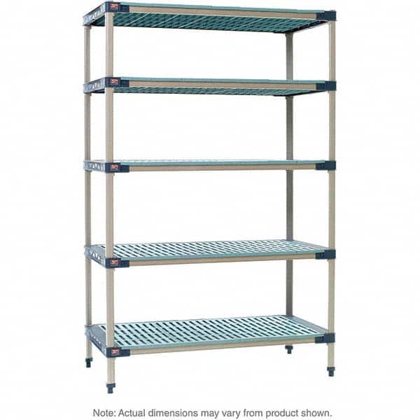 Metro - Plastic Shelving Type: Structural Plastic Open Shelving Shelf Capacity (Lb.): 2,000 - Eagle Tool & Supply