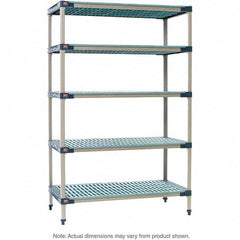 Metro - Plastic Shelving Type: Structural Plastic Open Shelving Shelf Capacity (Lb.): 2,000 - Eagle Tool & Supply