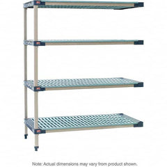 Metro - Plastic Shelving Type: Structural Plastic Open Shelving Shelf Capacity (Lb.): 2,000 - Eagle Tool & Supply