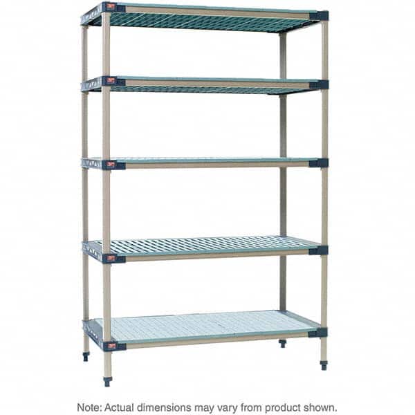 Metro - Plastic Shelving Type: Structural Plastic Open Shelving Shelf Capacity (Lb.): 2,000 - Eagle Tool & Supply