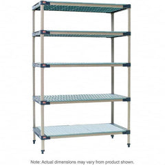Metro - Plastic Shelving Type: Structural Plastic Open Shelving Shelf Capacity (Lb.): 2,000 - Eagle Tool & Supply