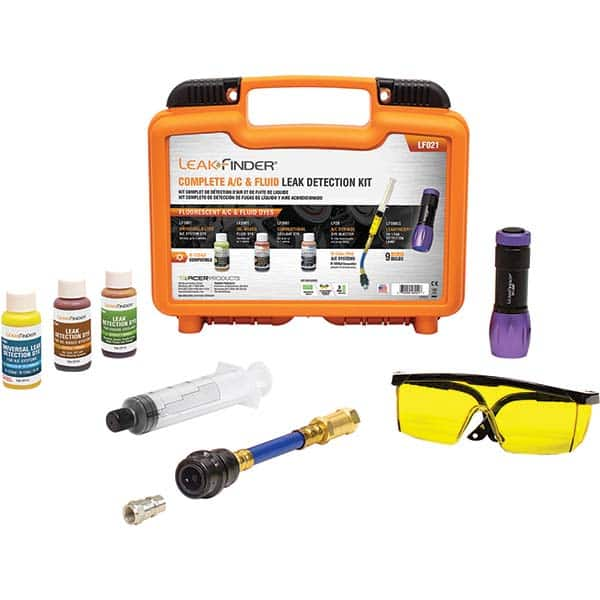 Leak Finder - Automotive Leak Detection Kits Type: Complete Leak Detection Kit Applications: A/C Systems - Eagle Tool & Supply