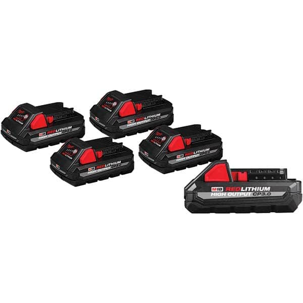 Milwaukee Tool - 18 Volt Lithium-Ion Power Tool Battery - Eagle Tool & Supply