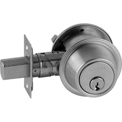 Falcon - Deadbolts Type: Classroom Deadbolt Door Thickness Range: 1-5/8-2 - Eagle Tool & Supply
