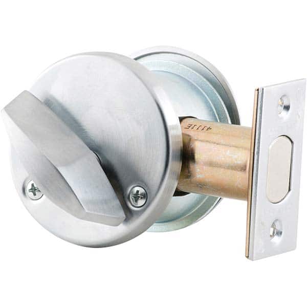 Schlage - Deadbolts Type: Single Cylinder Door Thickness Range: 1-5/8-2 - Eagle Tool & Supply