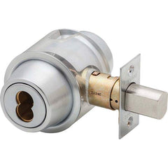 Schlage - Deadbolts Type: Single Cylinder Door Thickness Range: 1-5/8-2 - Eagle Tool & Supply
