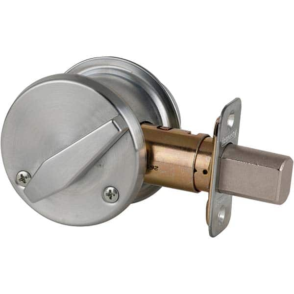 Schlage - Deadbolts Type: Single Cylinder Door Thickness Range: 1-5/8-2 - Eagle Tool & Supply