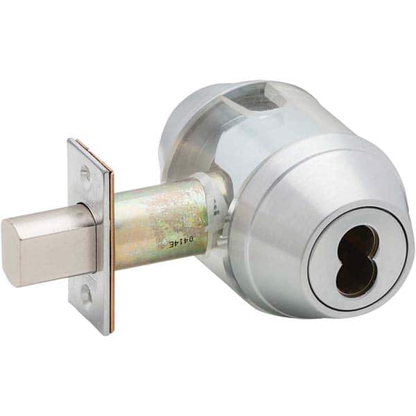 Schlage - Deadbolts Type: Double Cylinder Door Thickness Range: 1-5/8-2 - Eagle Tool & Supply