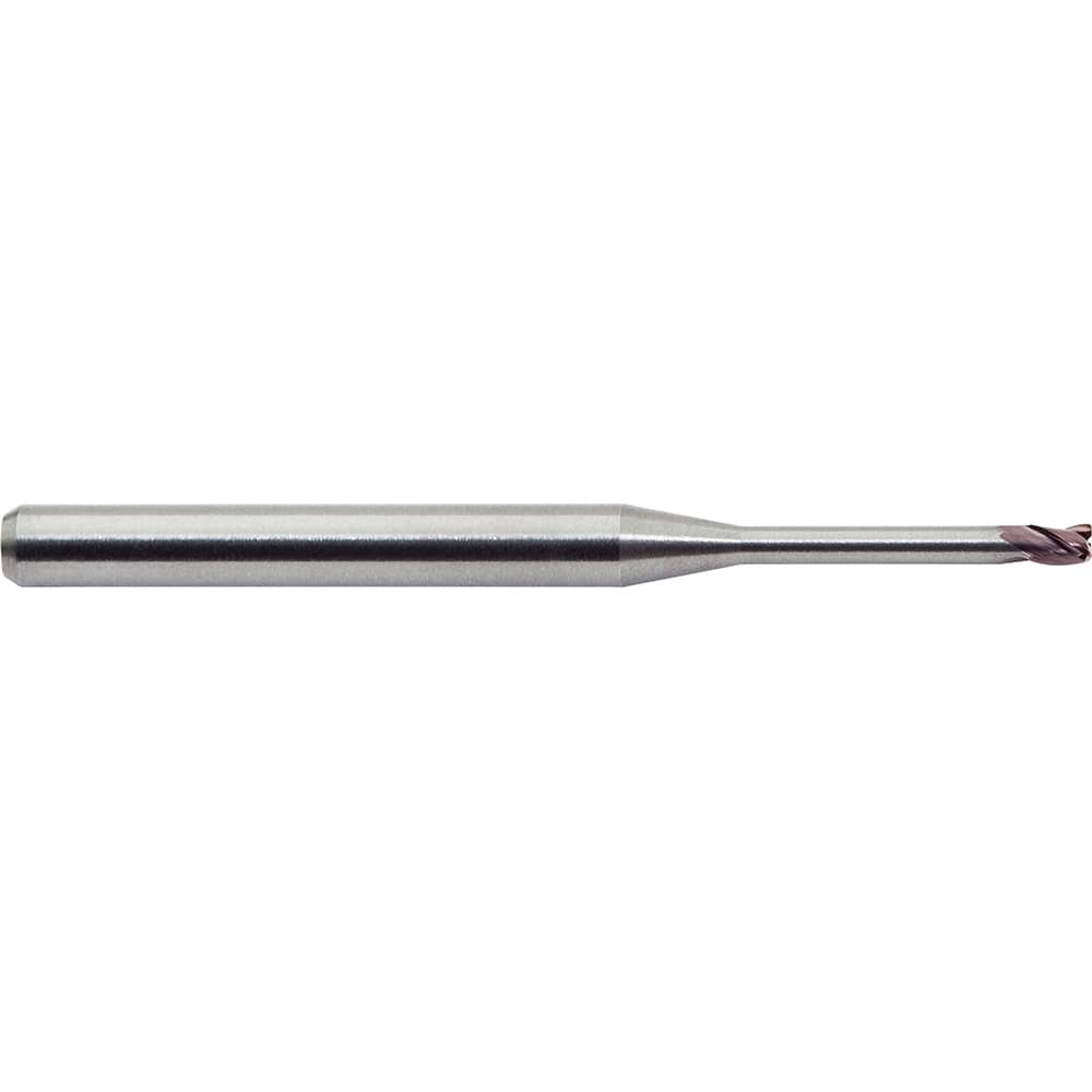 M.A. Ford - Corner Radius & Corner Chamfer End Mills; Mill Diameter (Inch): 1/16 ; Mill Diameter (Decimal Inch): 0.0625 ; End Type: Corner Radius ; Corner Radius (Inch): 0.015 ; Corner Radius (Decimal Inch): 0.015 ; Number of Flutes: 3 - Exact Industrial Supply