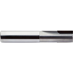 M.A. Ford - Corner Radius & Corner Chamfer End Mills; Mill Diameter (Inch): 1/4 ; Mill Diameter (Decimal Inch): 0.2500 ; End Type: Corner Chamfer ; Chamfer Width (Decimal Inch): 0.0100 ; Number of Flutes: 2 ; Material: PCD - Exact Industrial Supply