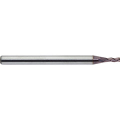 M.A. Ford - Corner Radius & Corner Chamfer End Mills; Mill Diameter (Inch): 1/64 ; Mill Diameter (Decimal Inch): 0.0156 ; End Type: Corner Radius ; Corner Radius (Inch): 0.003 ; Corner Radius (Decimal Inch): 0.003 ; Number of Flutes: 3 - Exact Industrial Supply