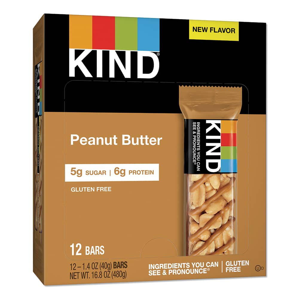 KIND - Snacks, Cookies, Candy & Gum; Breakroom Accessory Type: Nutrition Bar ; Breakroom Accessory Description: Food-Nutrition Bar - Exact Industrial Supply