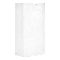 GEN - Paper Bags; Type: Grocery Bag ; Color: White ; Size: 8-1/4 x 5-15/16 x 16-1/8 ; Material: Paper - Exact Industrial Supply