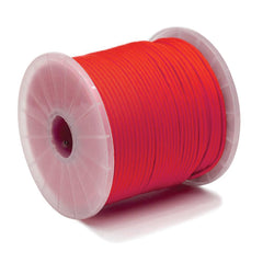 Mibro - Rope; Type: Paracord ; Head/Holder Diameter (Inch): 5/32 ; Material: Nylon ; Load Capacity (Lb.): 110.000 ; Maximum Length: 400.00 ; Color: Red - Exact Industrial Supply