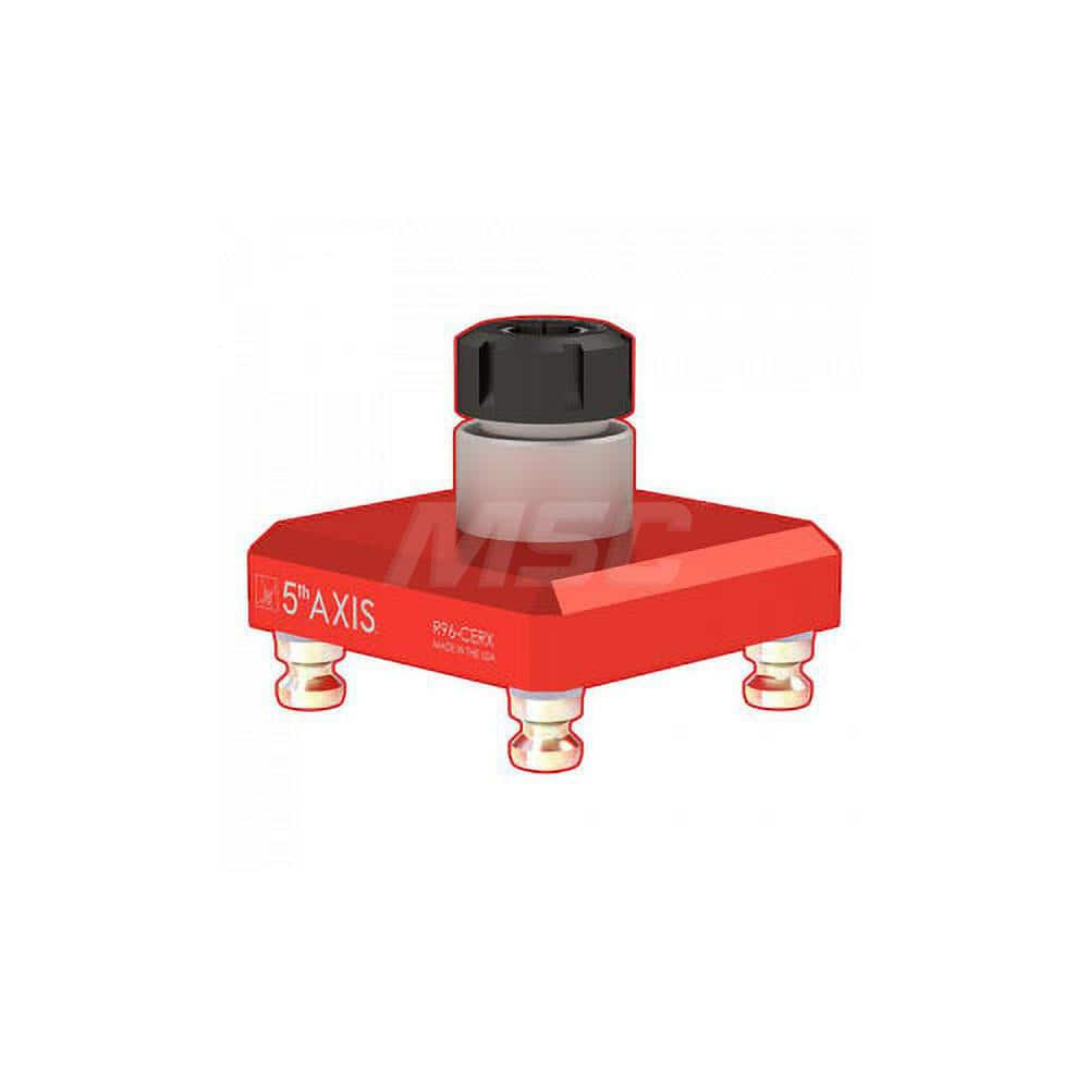 CNC Quick-Change Clamping Modules; Actuation Type: Manual; Mounting Hole Location: Bottom; Overall Length: 4.95; Mounting Hole Size: M6; Width/Diameter (mm): 5; Length (Inch): 4.95; Length (Decimal Inch): 4.95; Overall Width: 5; Mounting Hole Size: M6