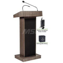 Lecterns; Overall Height: 46; Width (Inch): 22; Depth (Inch): 17; Material: High Pressure Thermal-Fused Laminate On A MDF Core; Length (Decimal Inch): 17; Type: Full Floor; Type: Full Floor; Type: Full Floor; Material: High Pressure Thermal-Fused Laminate