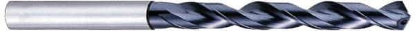 OSG - 8mm 120° Cobalt Jobber Drill - V Finish, Right Hand Cut, Spiral Flute, Straight Shank, 5" OAL, Standard Point - Eagle Tool & Supply