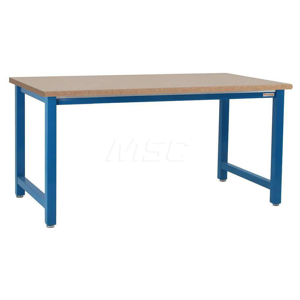 Stationary Work Bench: 96″ Wide, 24″ Deep, 36″ High 6,600 lb Capacity