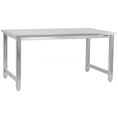 Stationary Work Bench: 36″ Wide, 32″ Deep, 32″ High 6,600 lb Capacity