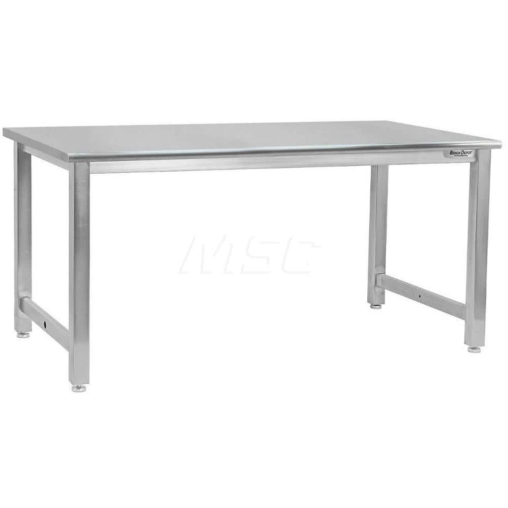 Stationary Work Bench: 24″ Wide, 24″ Deep, 32″ High 6,600 lb Capacity