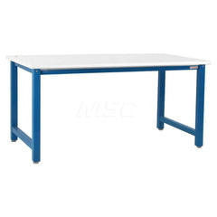 Stationary Work Bench: 120″ Wide, 36″ Deep, 36″ High 6,600 lb Capacity