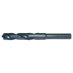 25.00mm RHS / RHC HSS 118 Degree Radial Point Silver & Deming Reduced Shank Drill - Steam Oxide - Exact Industrial Supply