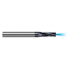 ‎0.1800″ Cutter Diameter × 0.5000″ (1/2″) Length of Cut Carbide Multi-Form 1/4″-28 Thread Milling Cutter Coolant Through, 3 Flutes, AlTiN Coated - Eagle Tool & Supply