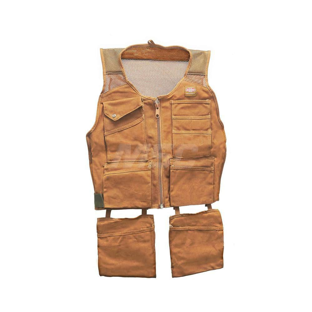 Tool Aprons & Tool Belts; Tool Type: Apparel; Minimum Waist Size: 38; Maximum Waist Size: 38; Material: Canvas; Number of Pockets: 14.000; Color: Brown; Minimum Order Quantity: Canvas; Tool Style: Apparel; Minimum Waist Size: 38