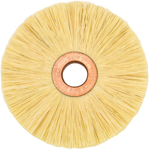 3″ Small Diameter Tampico Wheel Brush, 1/2″ Arbor Hole - Eagle Tool & Supply